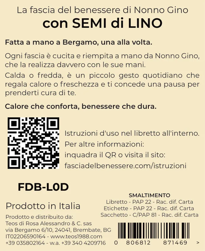 Etichetta retro con codice a barre