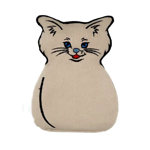 Fascia del benessere a forma di gatto in cotone ricamato